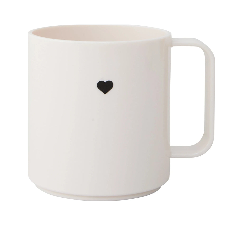 Design Letters Mini Love Mug with handle, beige