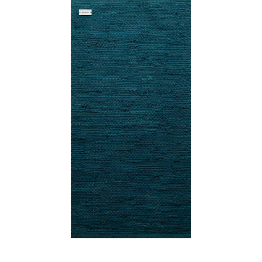 Rug Solid Cotton Rug 60 X 90 Cm, Kerosene