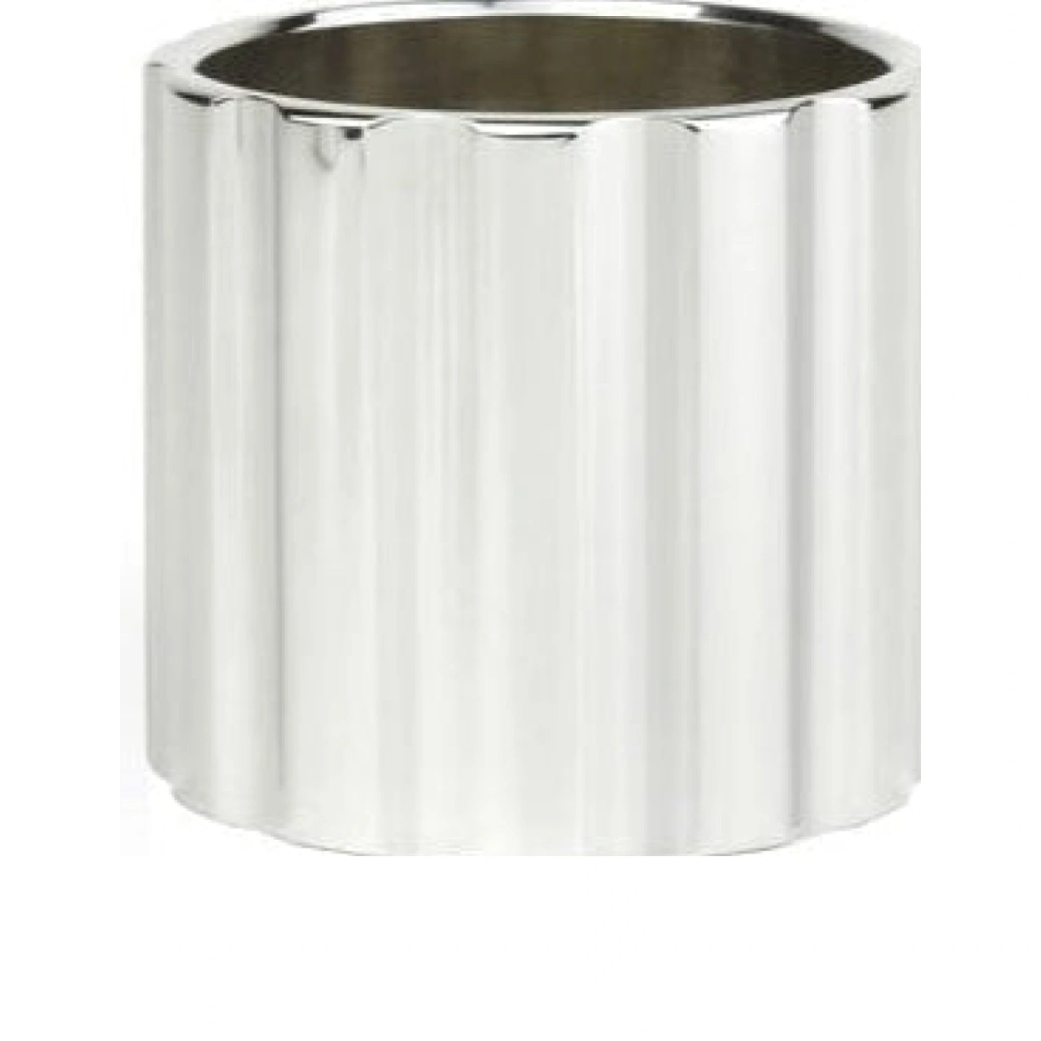 Novoform Design Dual Candlestick Low, Shiny Silver