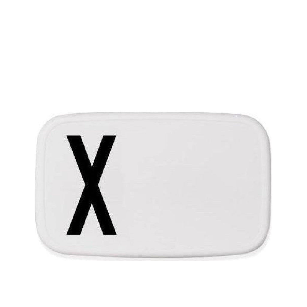 Design Letters Personal Lunch Box A-Z, X