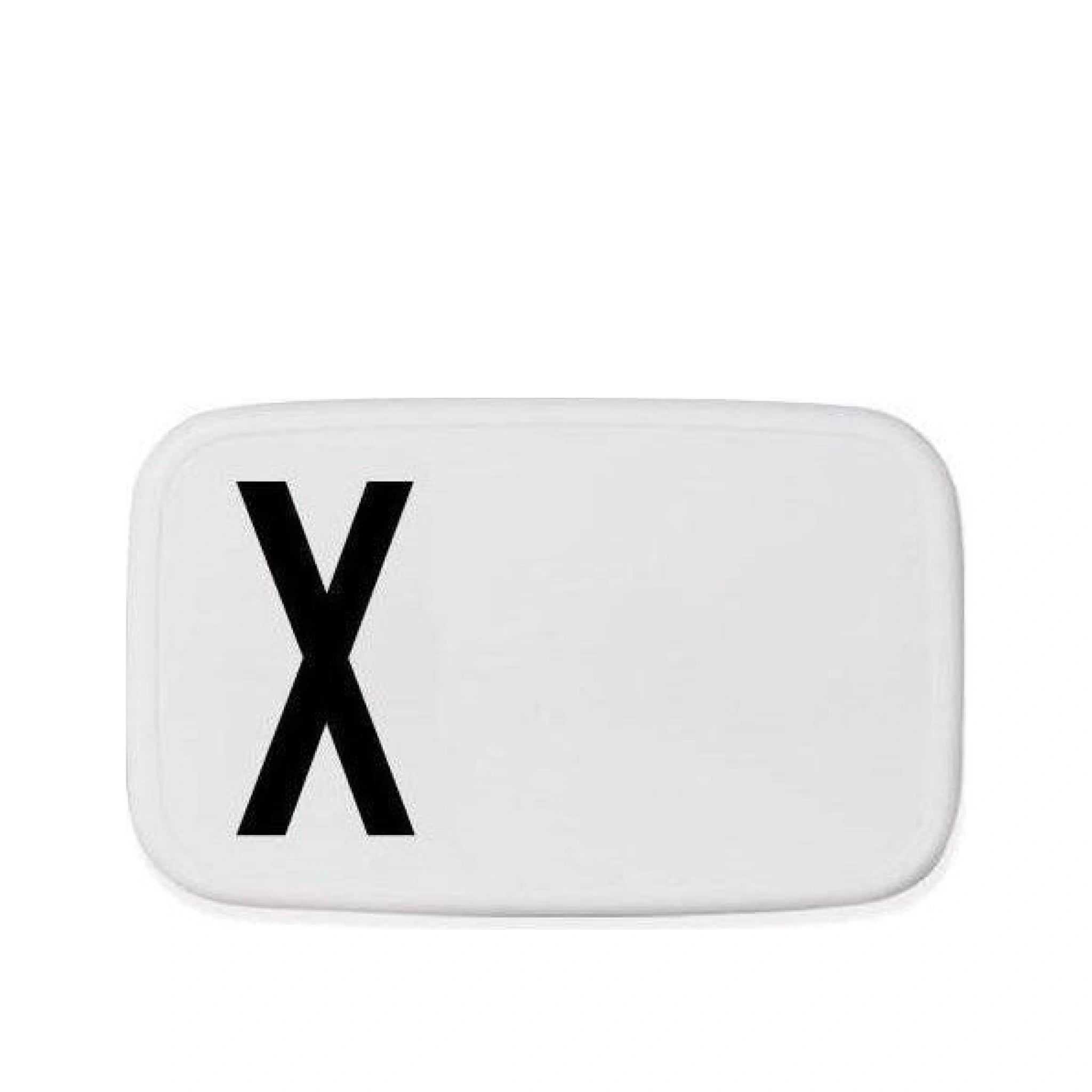 Design Letters Personal Lunch Box A-Z, X