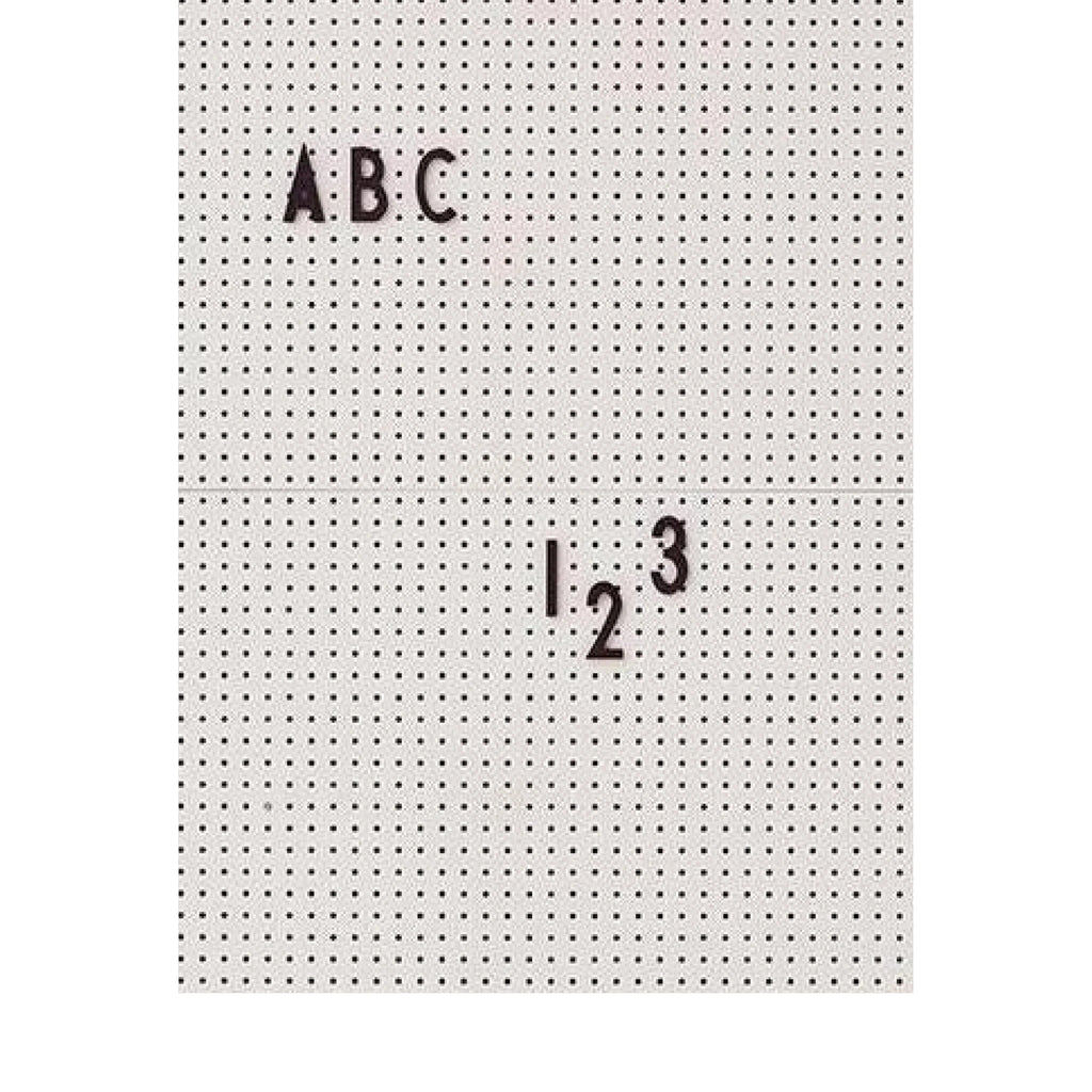 Design Letters Pinboard Light Gray, Small