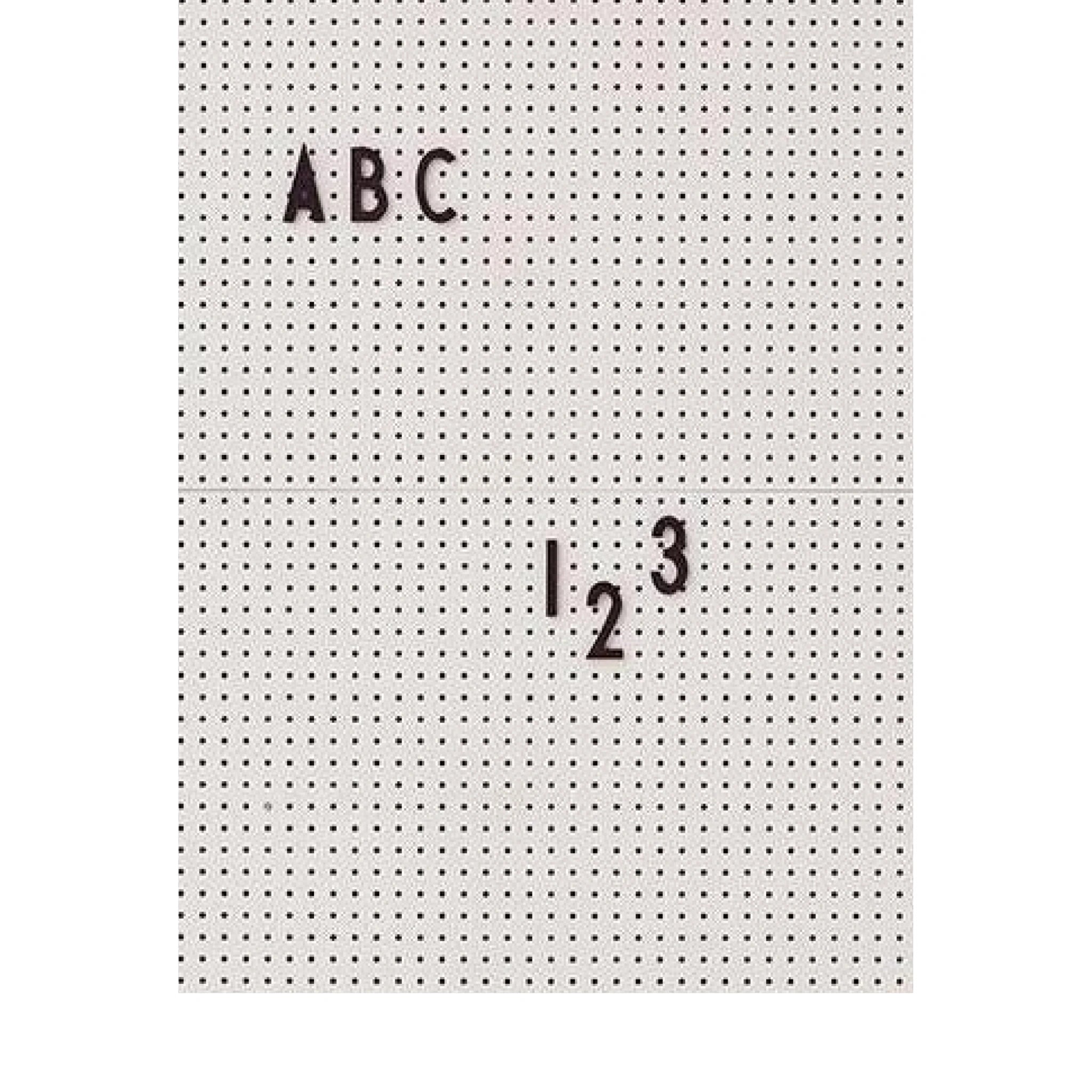Design Letters Pinboard Light Gray, Small