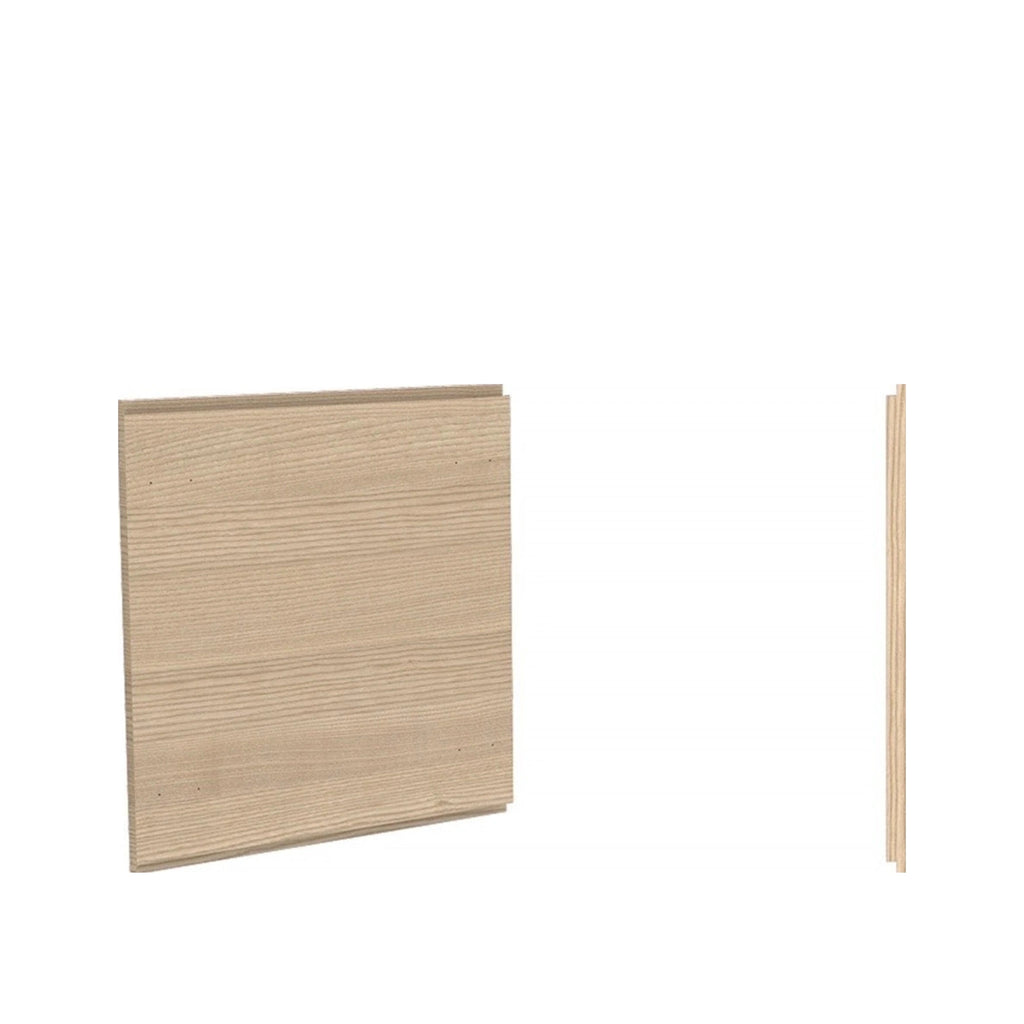 Gejst Sceene Backpanel 370x870x16mm - Black Oak Wall Panel, 38.5cm H