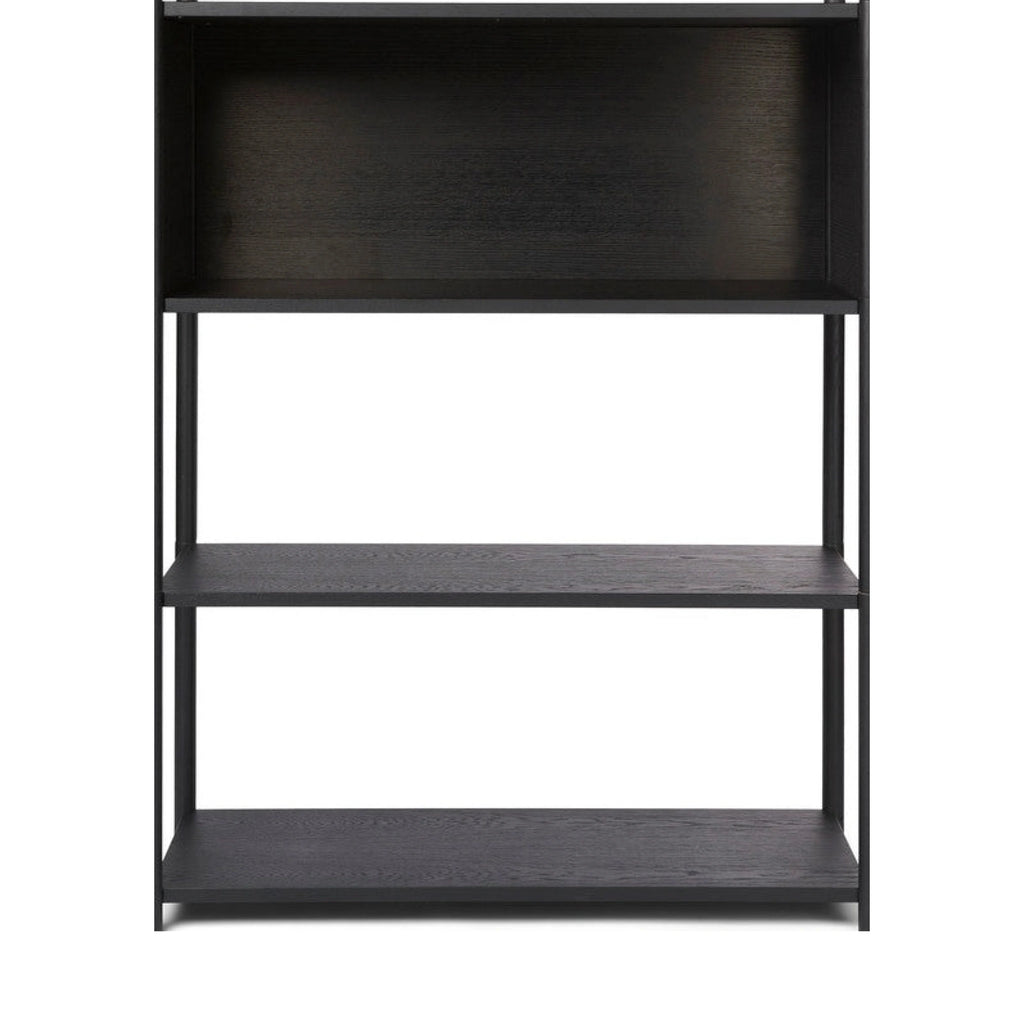 Gejst Sceene Modular Shelf 119 cm Black Oak Bookcase Storage Unit