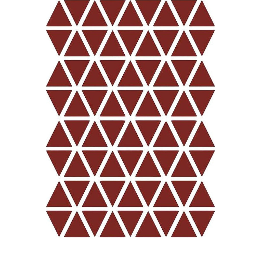 Ferm Living Triangles Wallsticker, Red