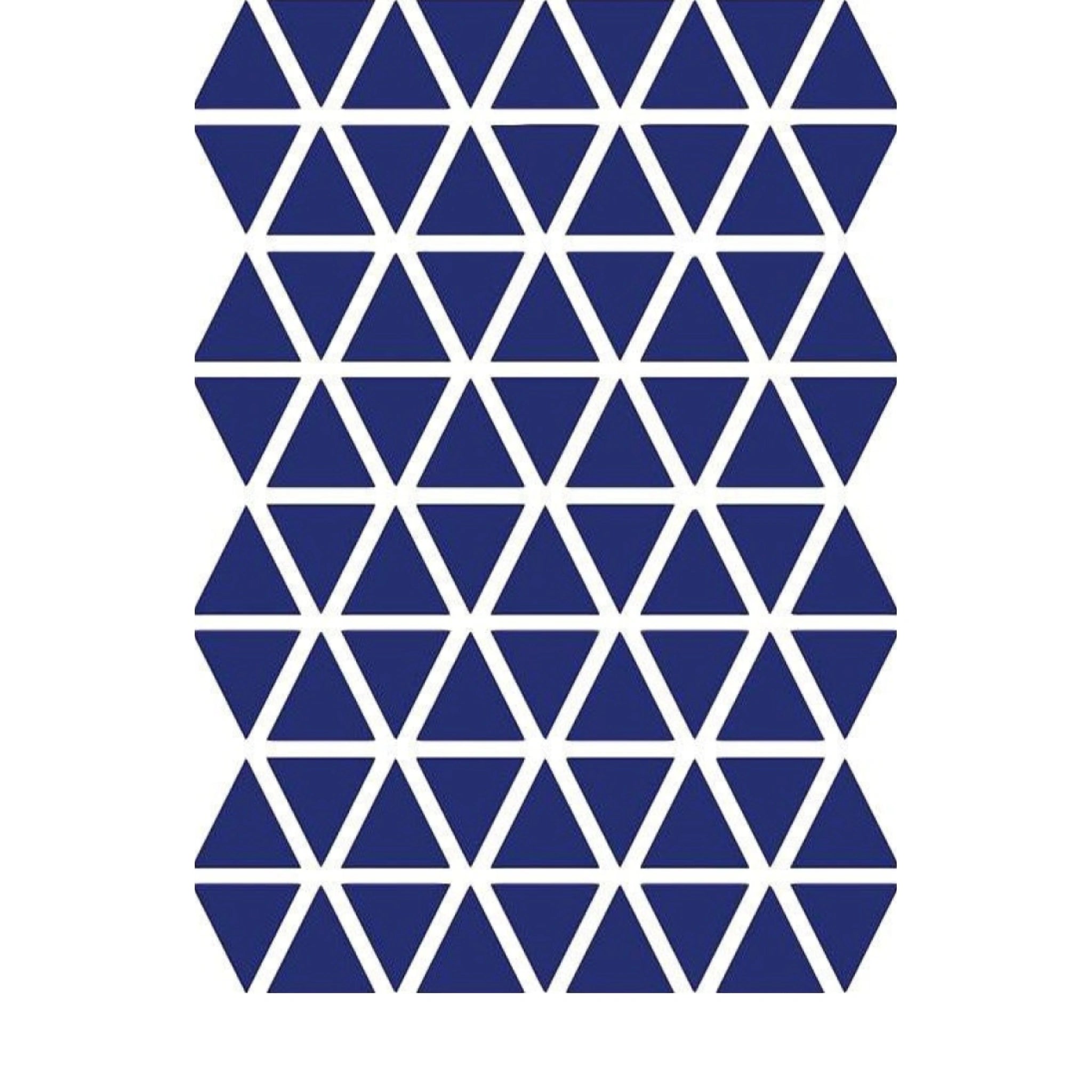 Ferm Living Triangles Wallsticker, Blue