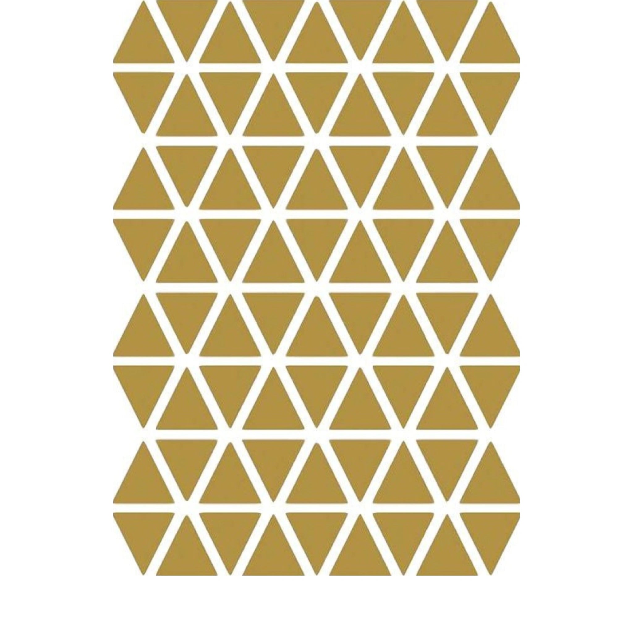 Ferm Living Triangles Wallsticker, Brass