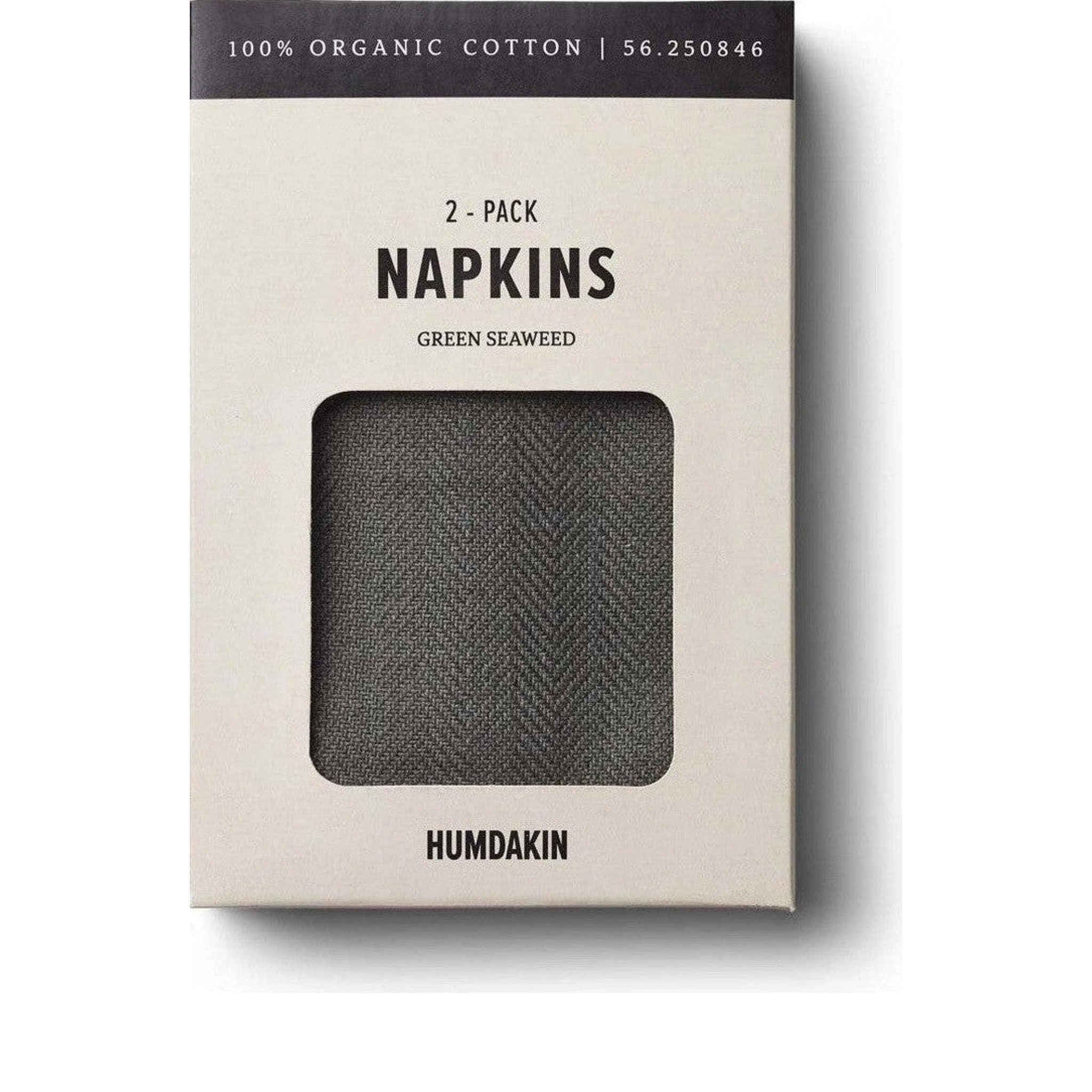 Humdakin Napkins Green Seaweed, 2 Piece