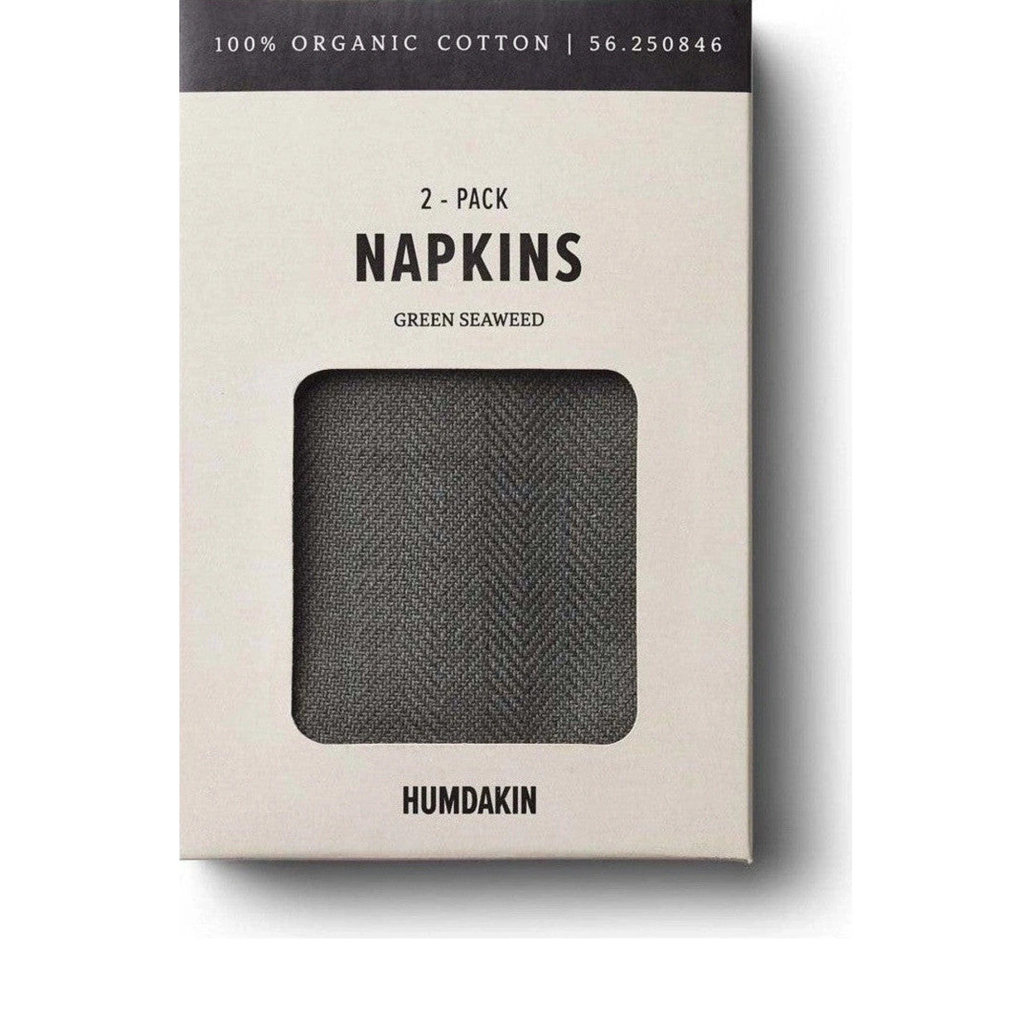 Humdakin Napkins Green Seaweed, 2 Piece