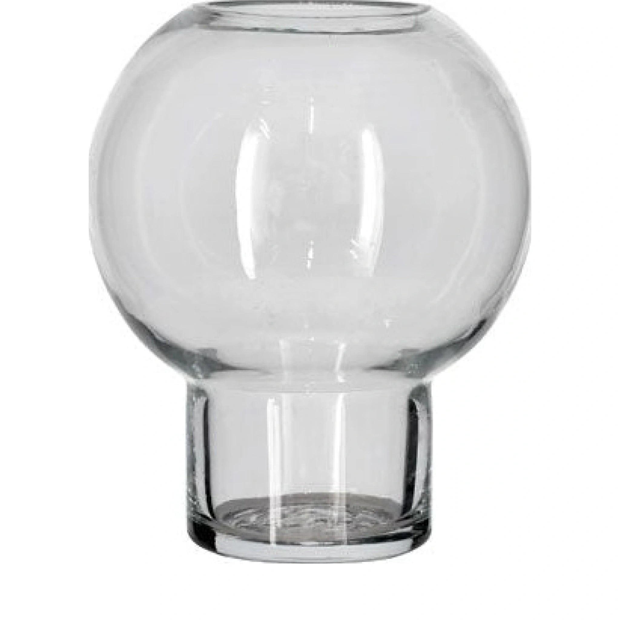 Villa Collection Cold Vase ø 12.5 Cm, Clear
