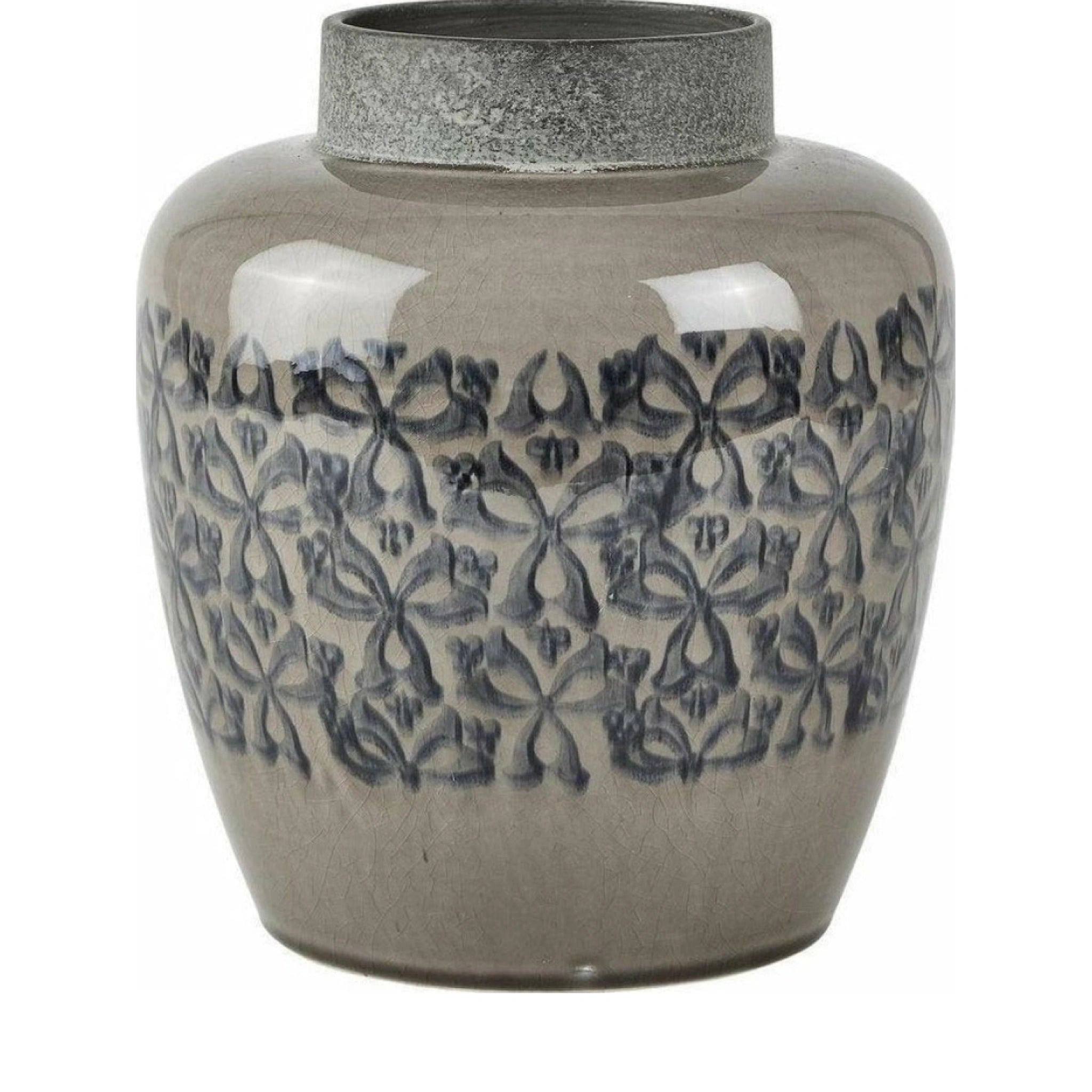 Villa Collection Vase ø 19 Cm, Grey