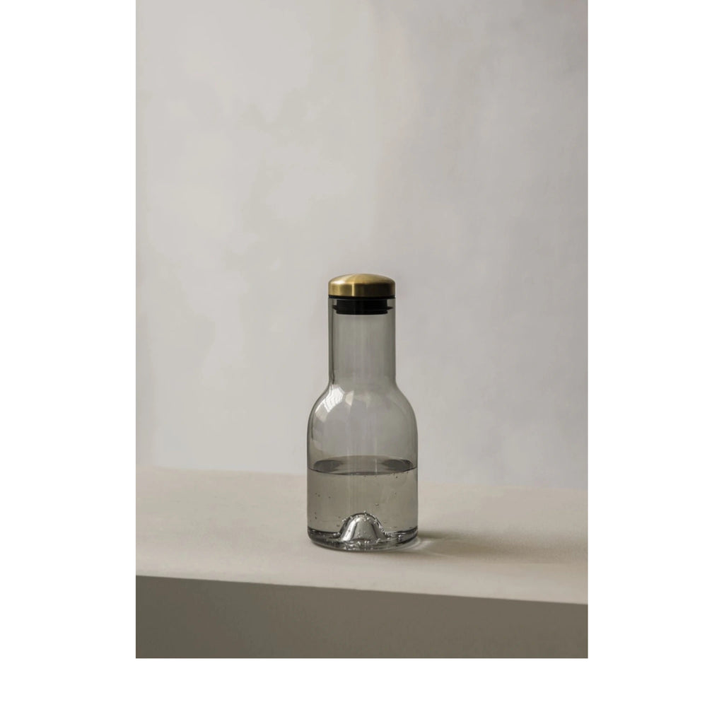 Audo Copenhagen Wine & Water Water Glass Brass, Smoke