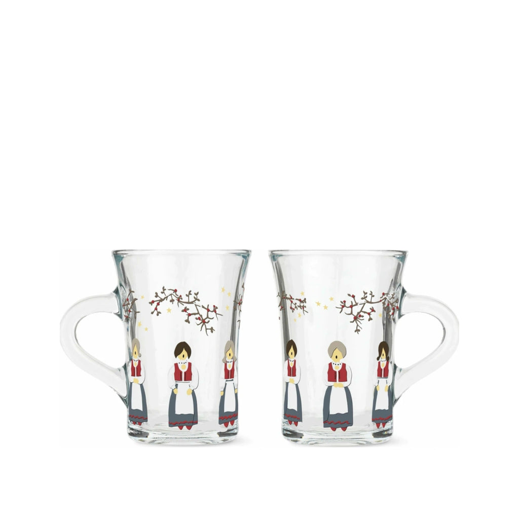 Holmegaard Holmegaard Christmas Christmas Hot Drink Glass , 2 Pcs.