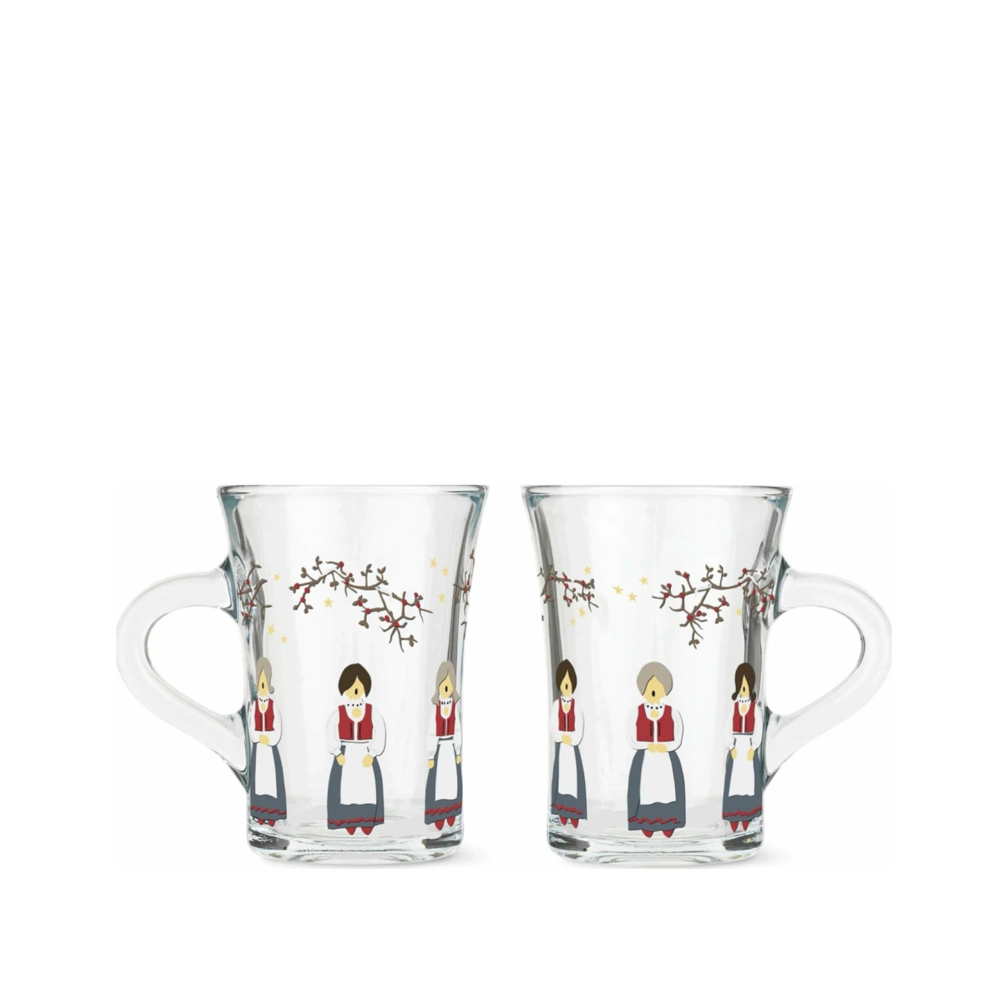 Holmegaard Holmegaard Christmas Christmas Hot Drink Glass , 2 Pcs.