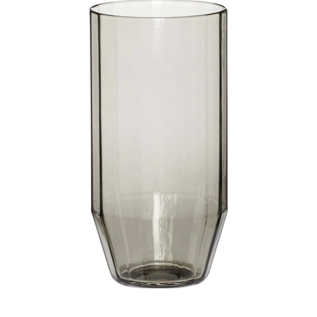 Hübsch Aster Drinking Glass, Grey