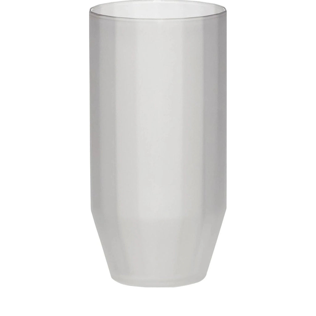 Hübsch Aster Drinking Glass, Frosted