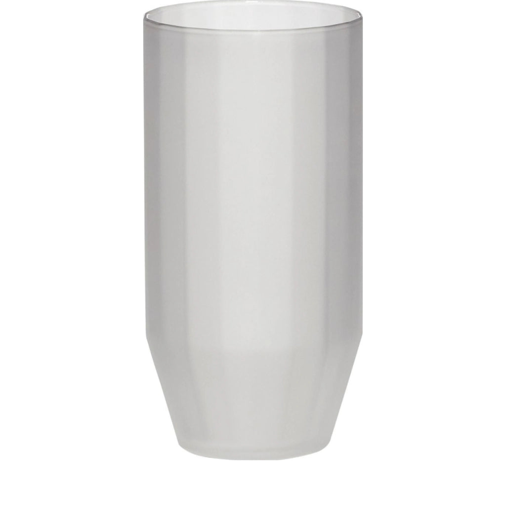 Hübsch Aster Drinking Glass, Frosted