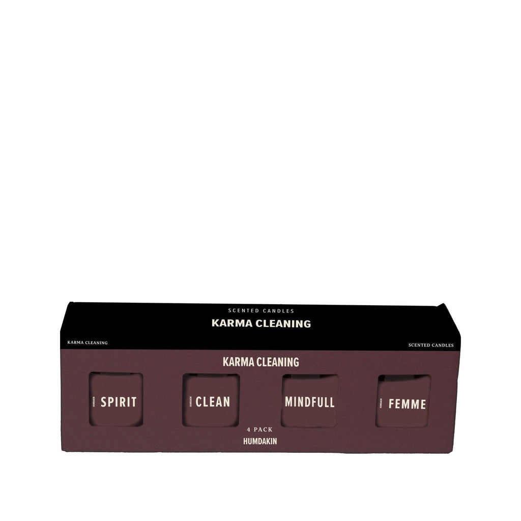 Humdakin Scented Candles Set Of 4, Karma Cleaning