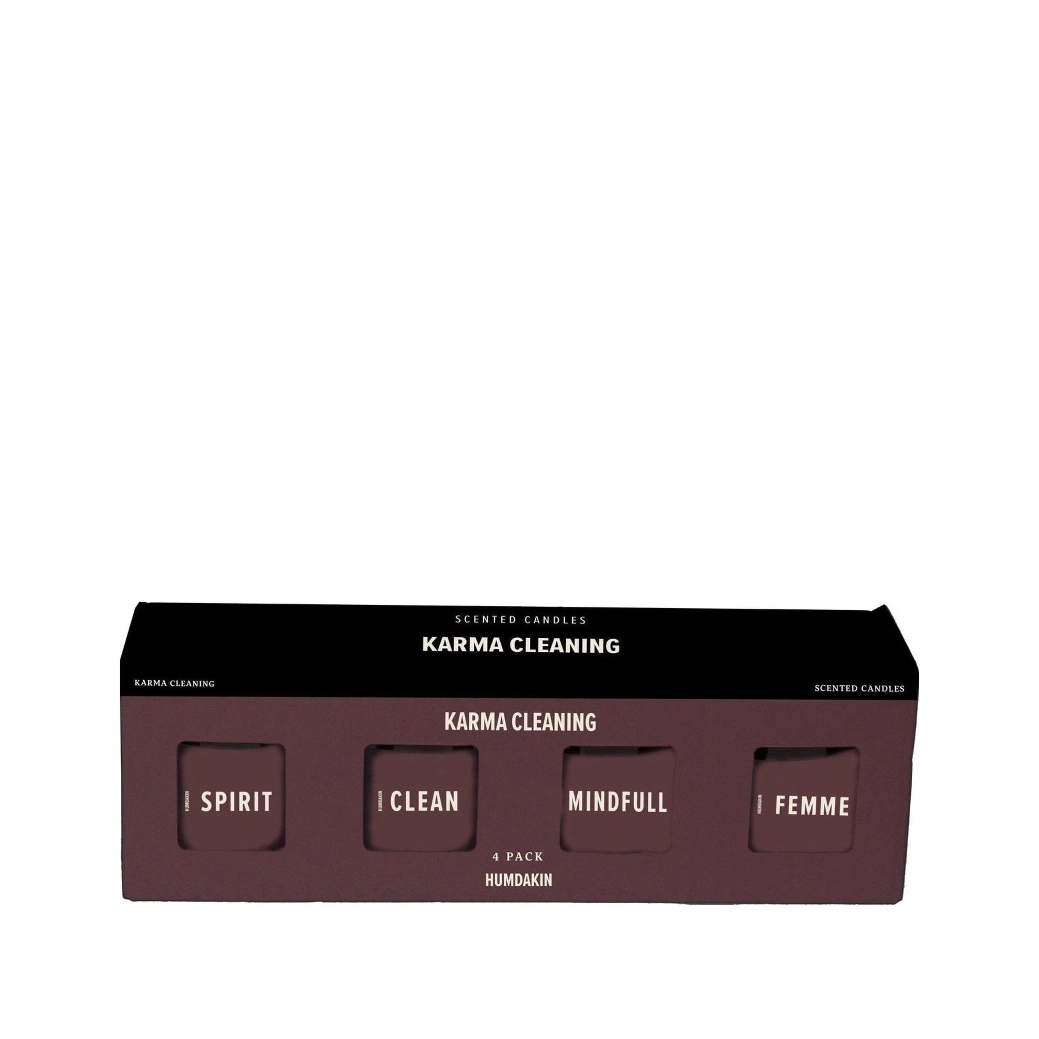 Humdakin Scented Candles Set Of 4, Karma Cleaning