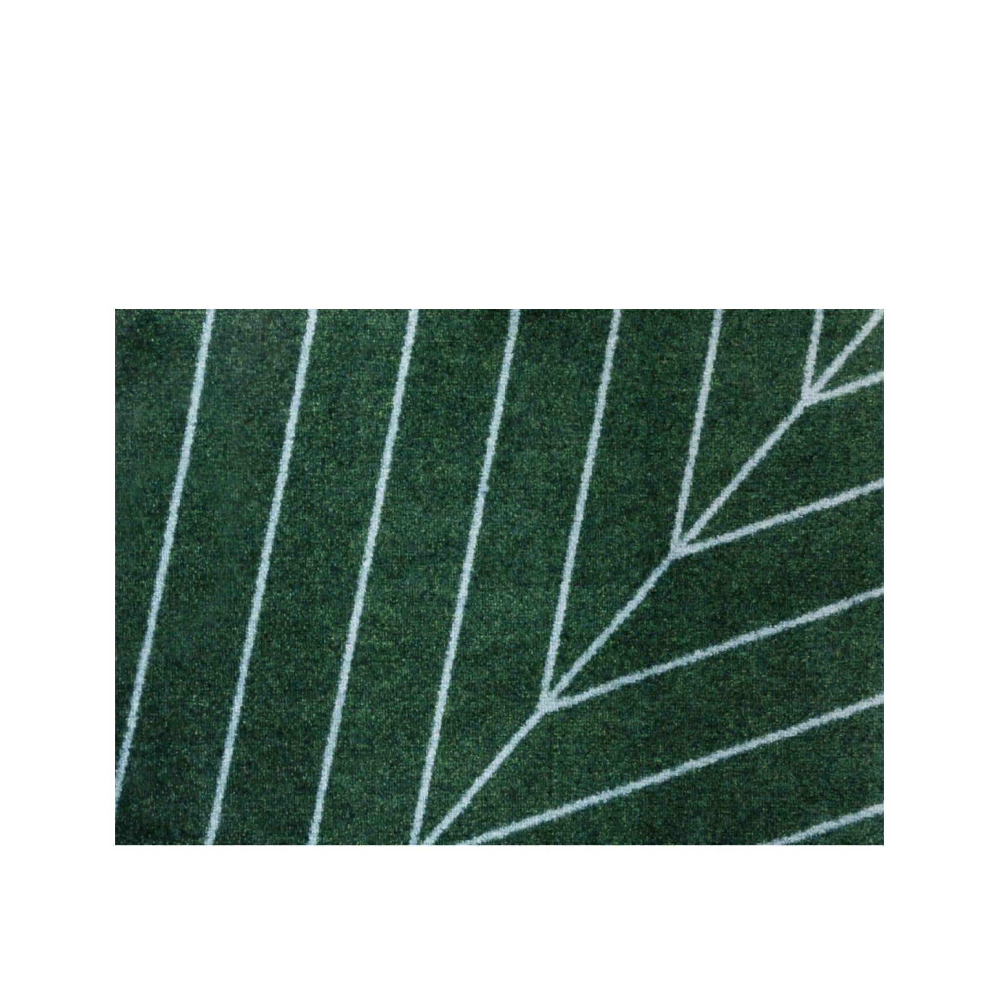 Heymat One Noon Doormat 150x85 cm — PET/Nitrile, Blue White Black