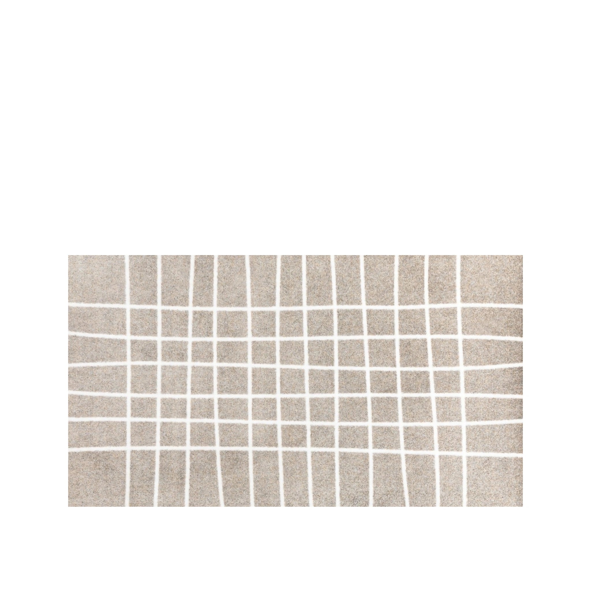 Heymat Hand Travertine Doormat 85×150 cm — PET & Nitrile Rubber, Black/Blue/Red