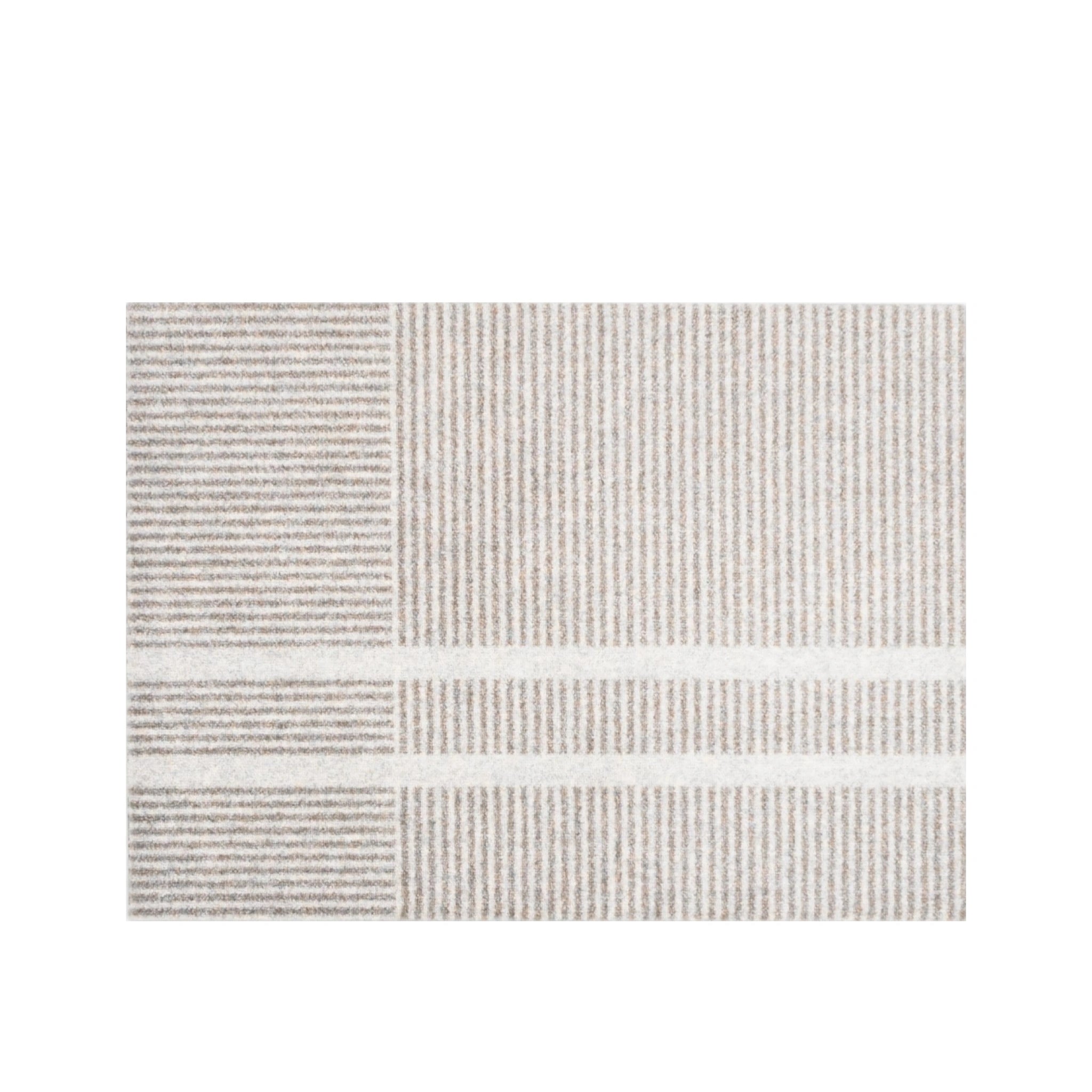Heymat Løype Doormat Breezy Beige 85x115 cm – PET Nitrile Non-Slip