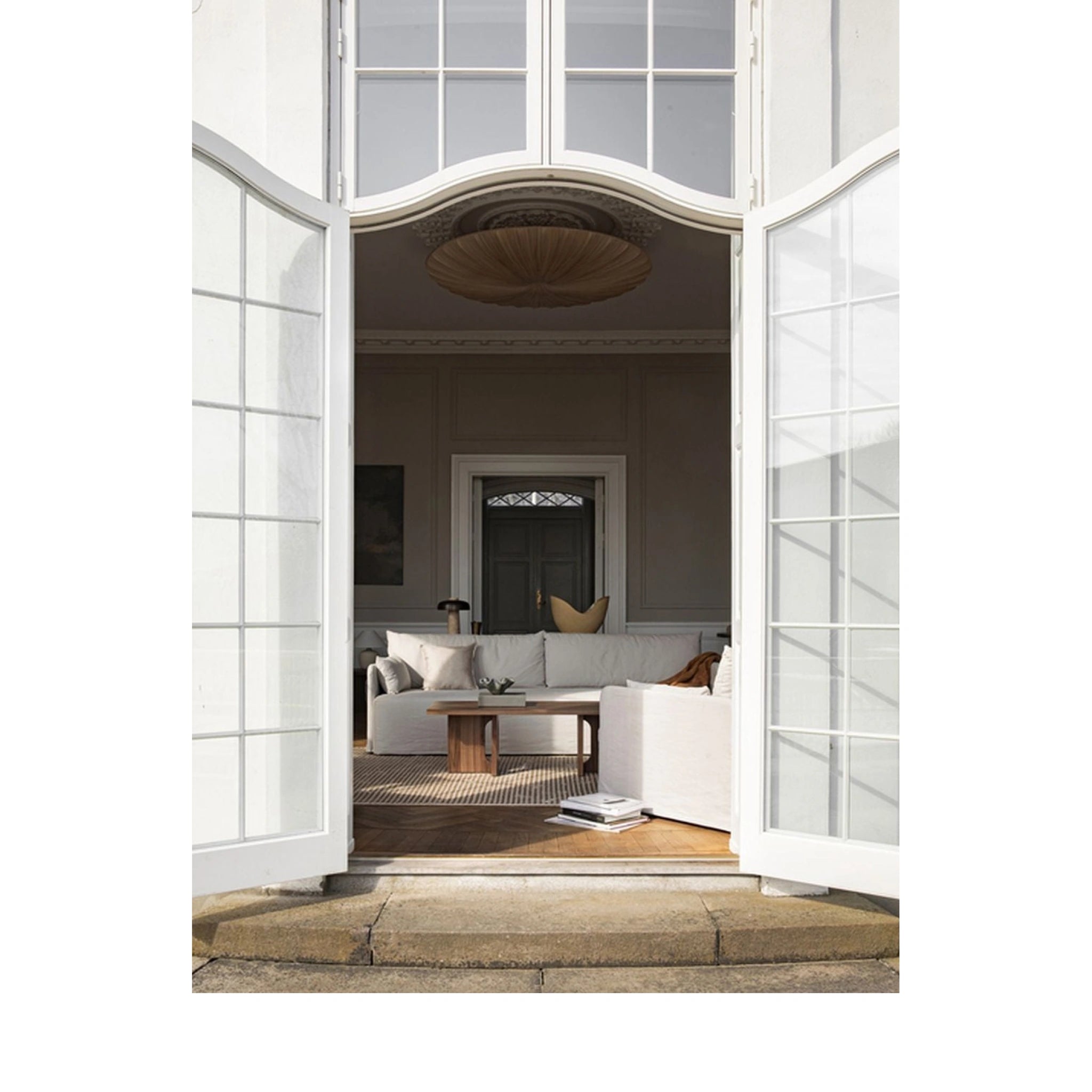 Audo Copenhagen Mimoides cushion 60x60 cm, Burnt Siena