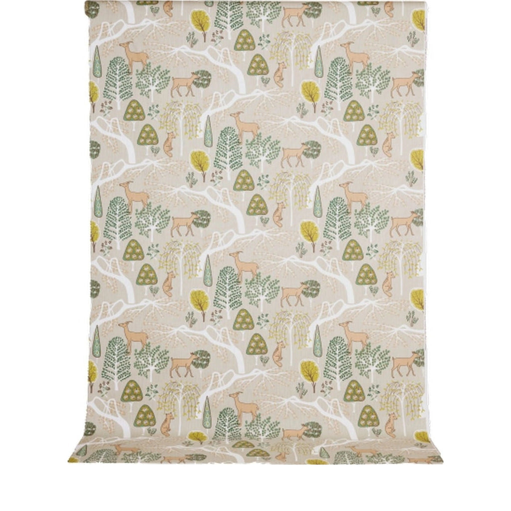 Spira Sagoskog Fabric Width 150 Cm (Price Per Meter), Green