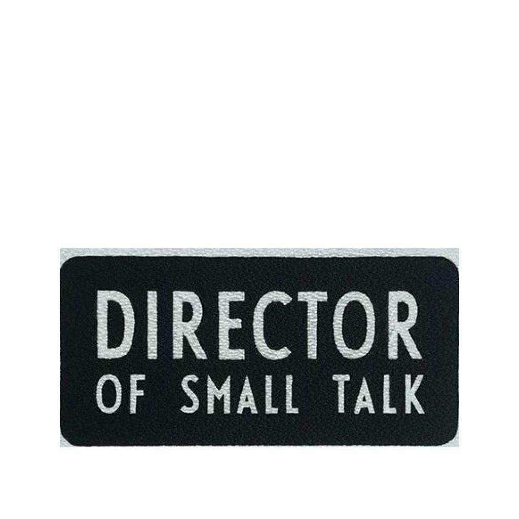 Design Letters Leather Sticker For Mobile Cover, Director, Black