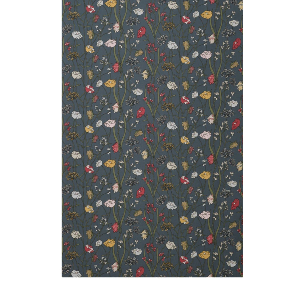 Spira äng Fabric Width 150 Cm (Price Per Meter), Blue