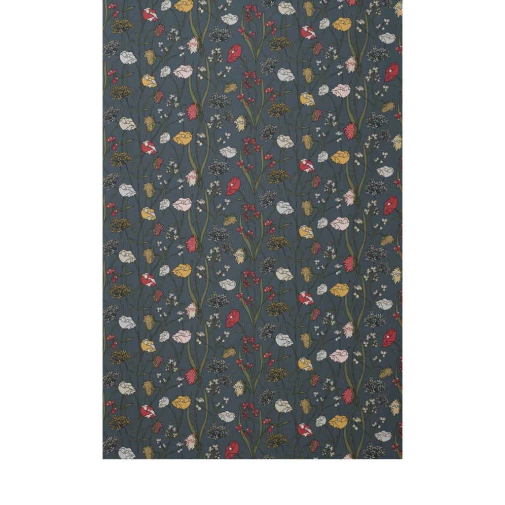 Spira äng Fabric Width 150 Cm (Price Per Meter), Blue