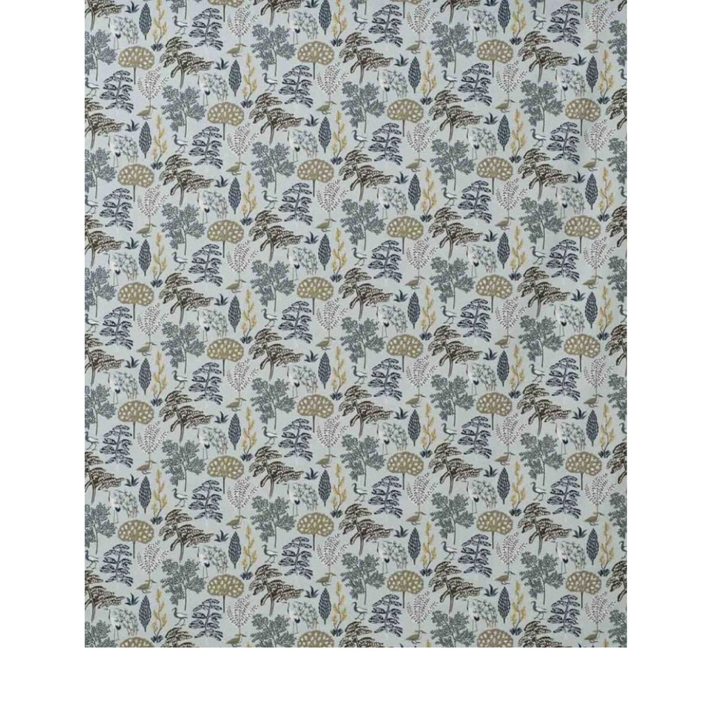 Spira Flora Fabric Width 150 Cm (Price Per Meter), Blue