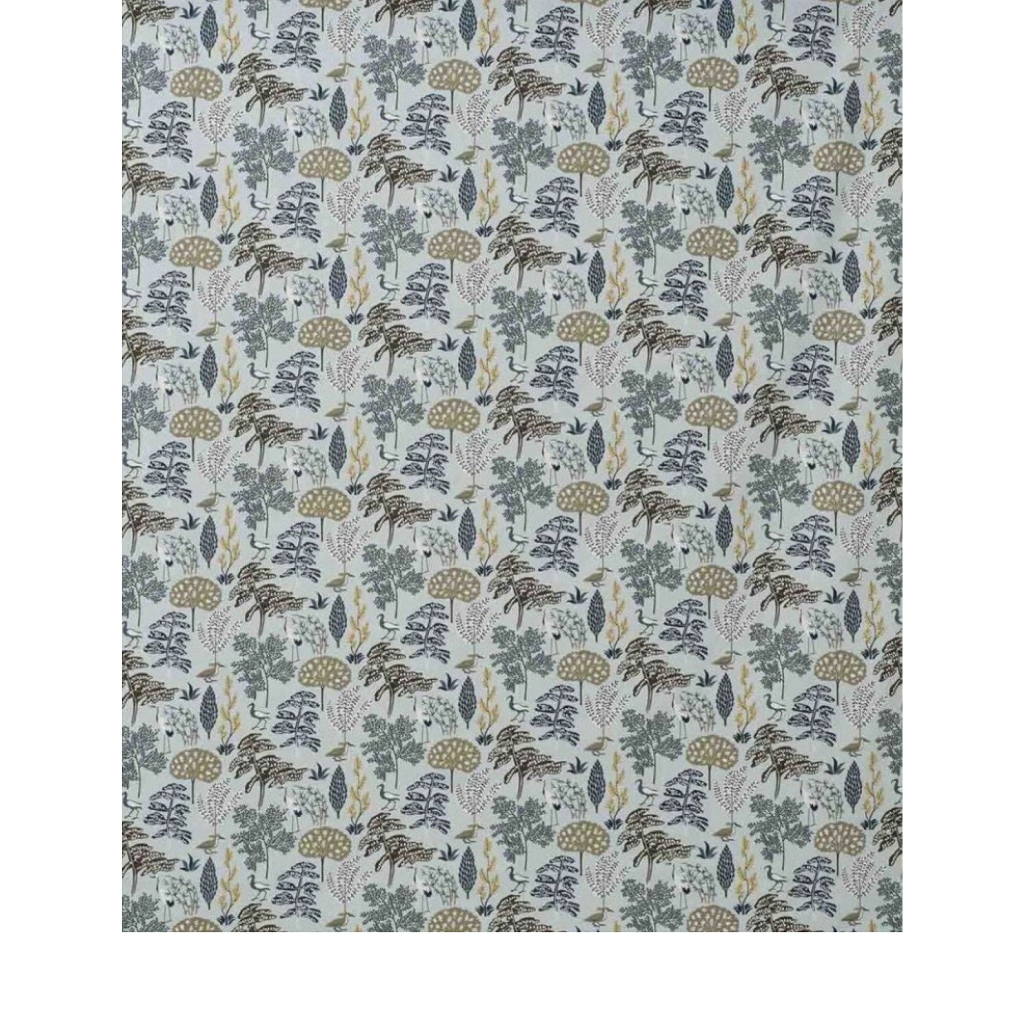 Spira Flora Fabric Width 150 Cm (Price Per Meter), Blue