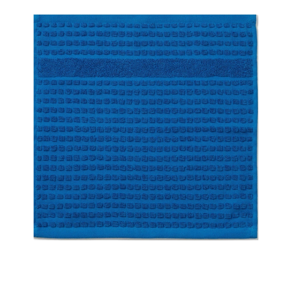 Juna Check washcloth 30x30 cm, blue