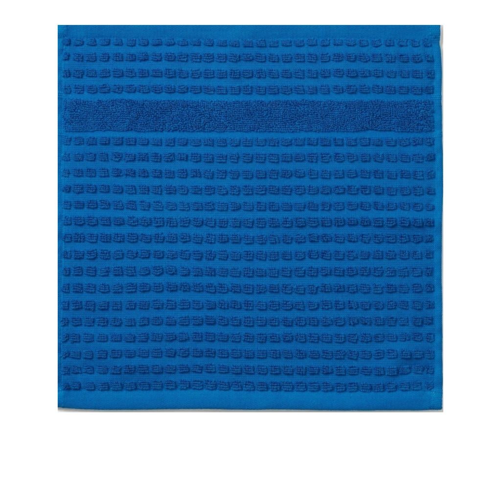 Juna Check washcloth 30x30 cm, blue