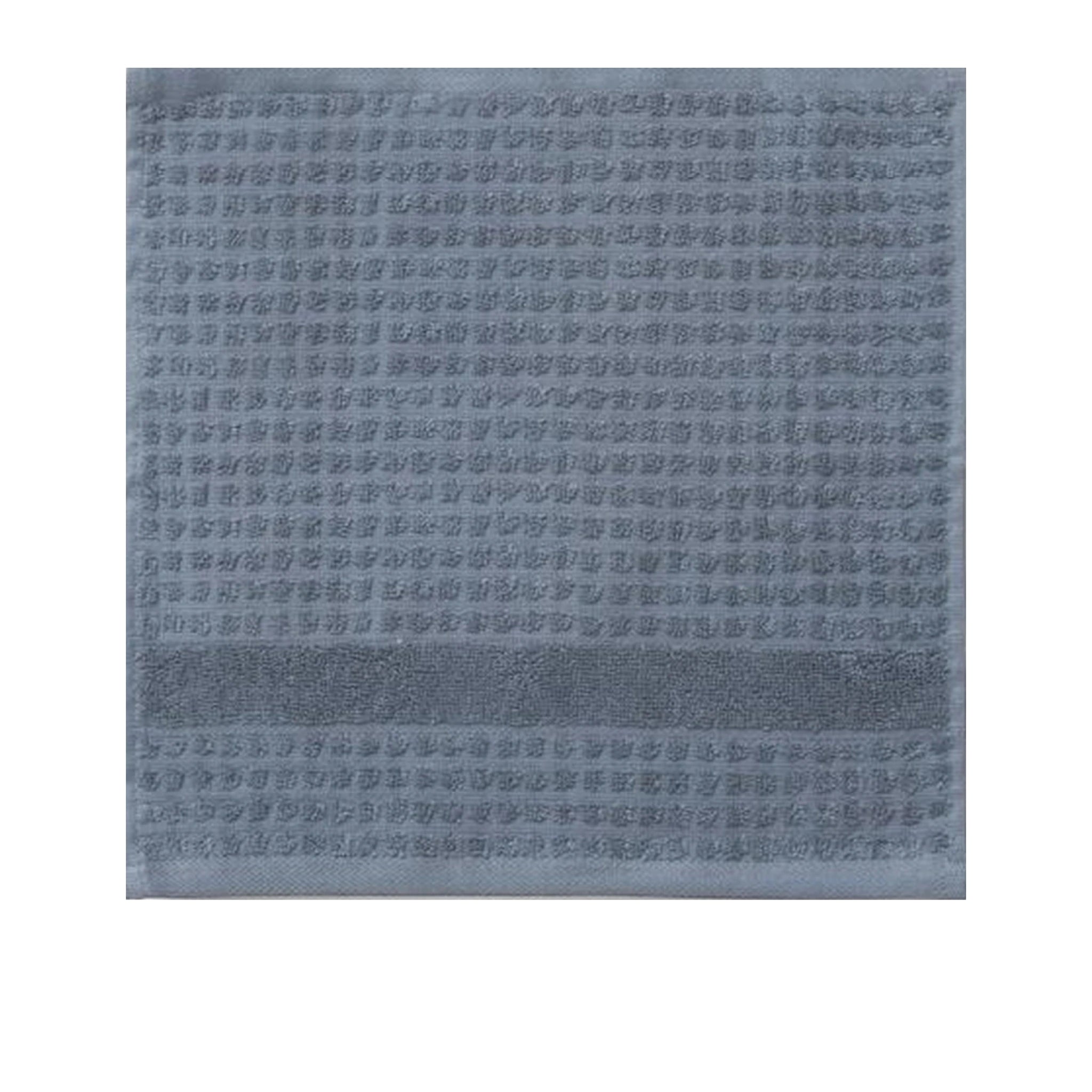 Juna Check Washcloth Dark Blue, 30x30 Cm