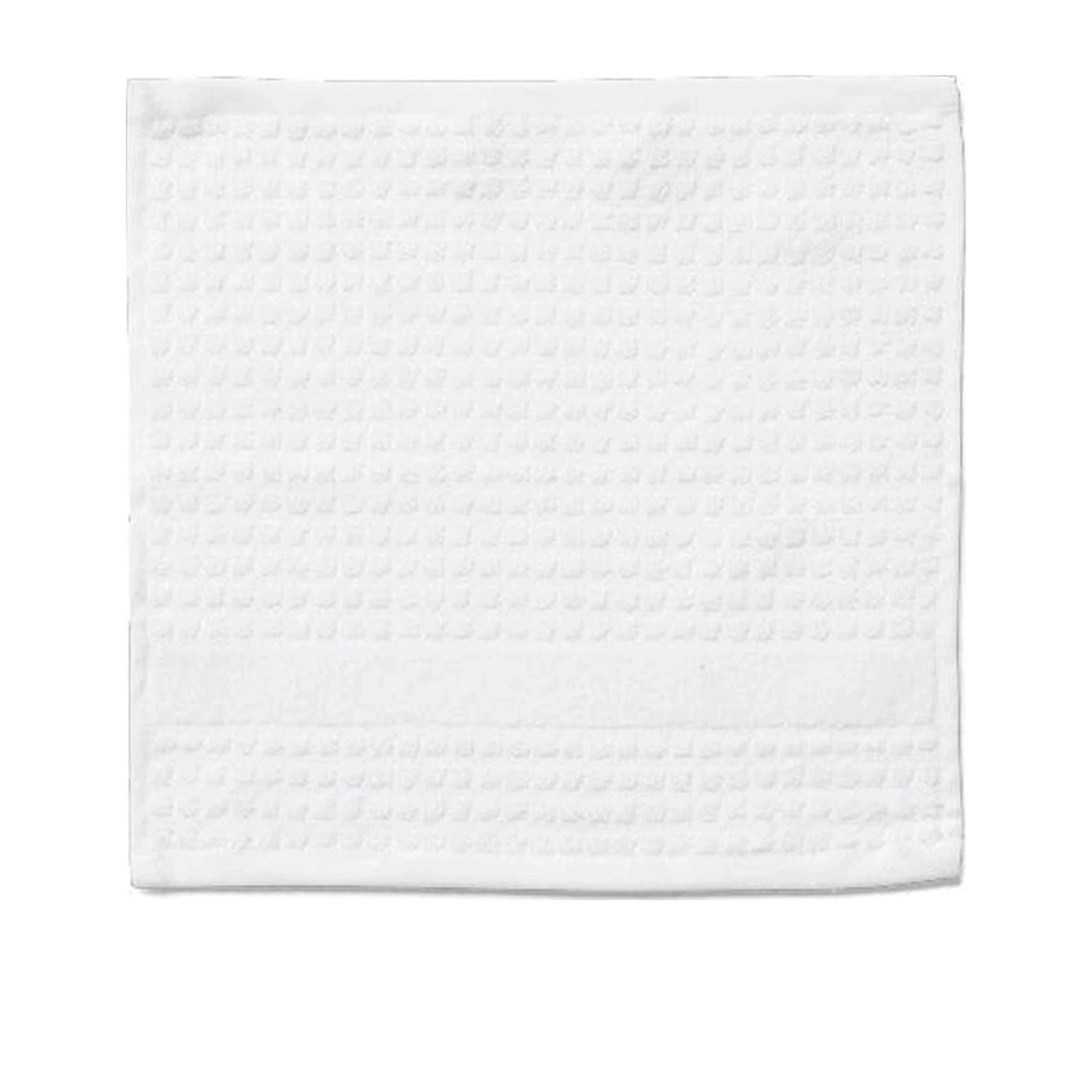 Juna Check washcloth white, 30x30 cm