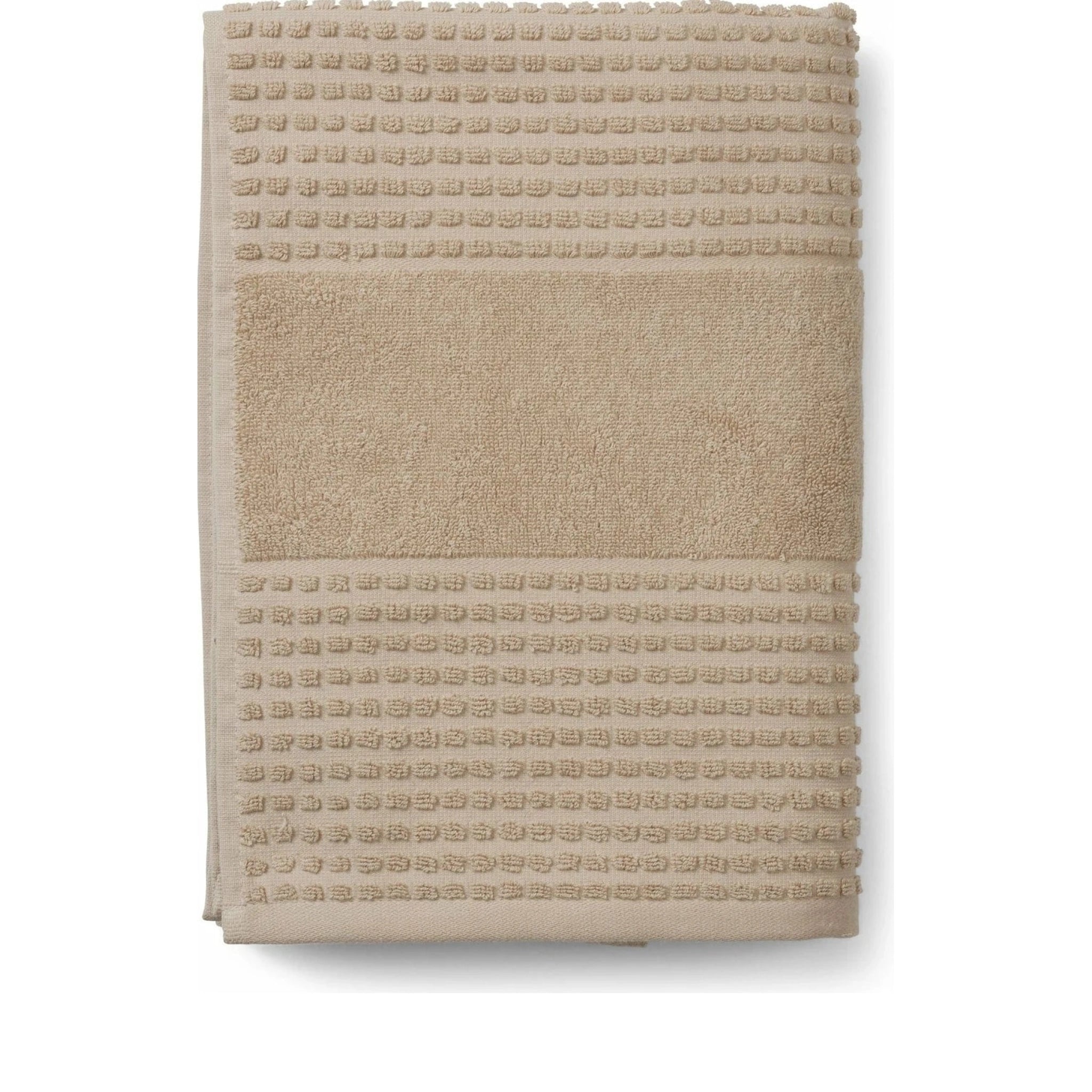 Juna Check towel 70x140 cm, sand