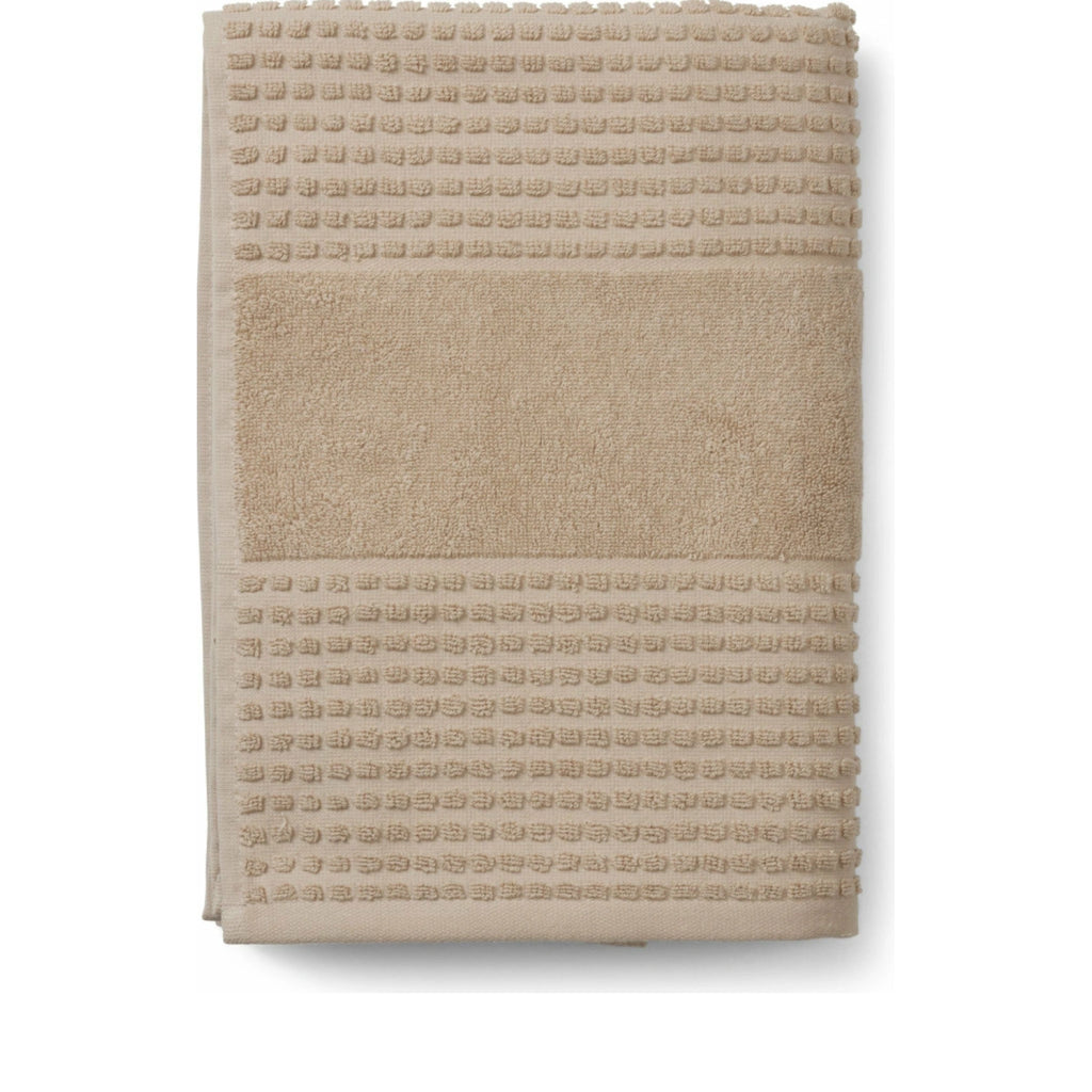 Juna Check towel 70x140 cm, sand