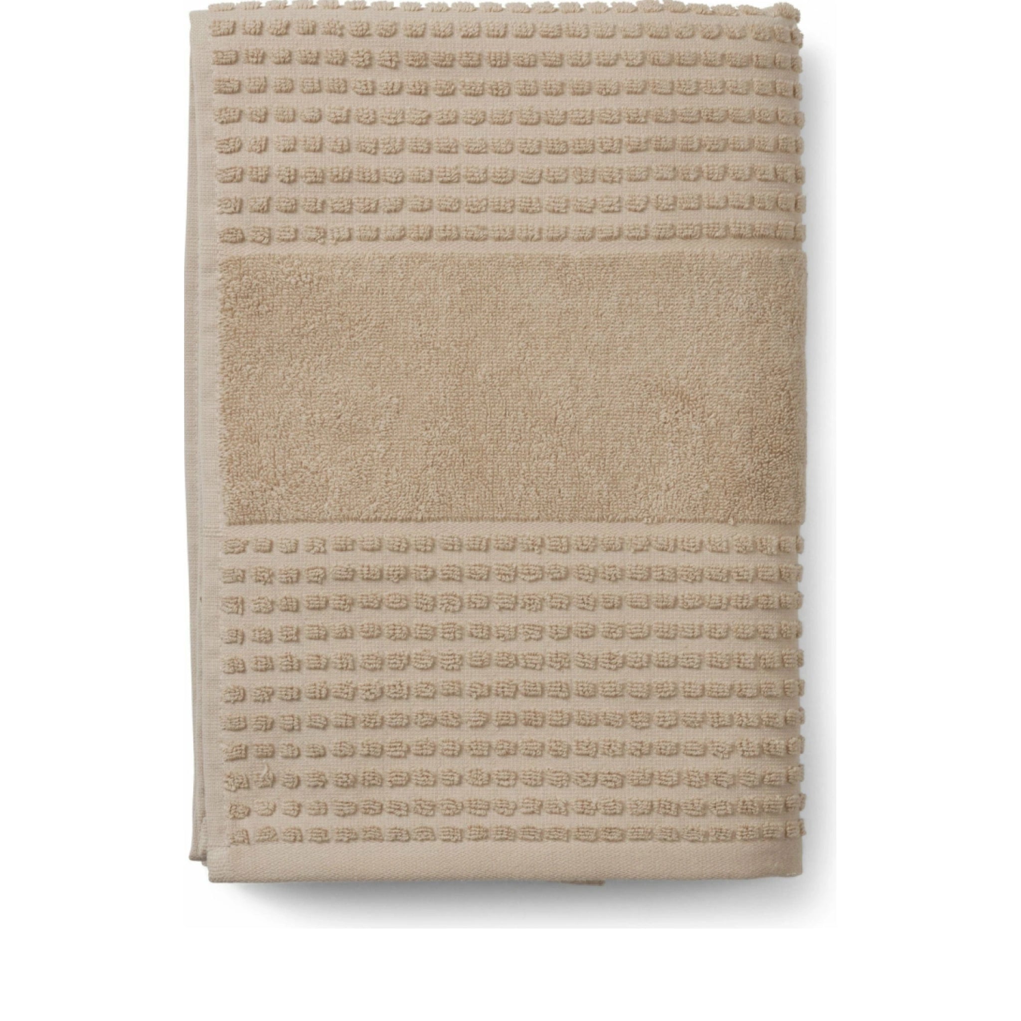 Juna Check towel 70x140 cm, sand