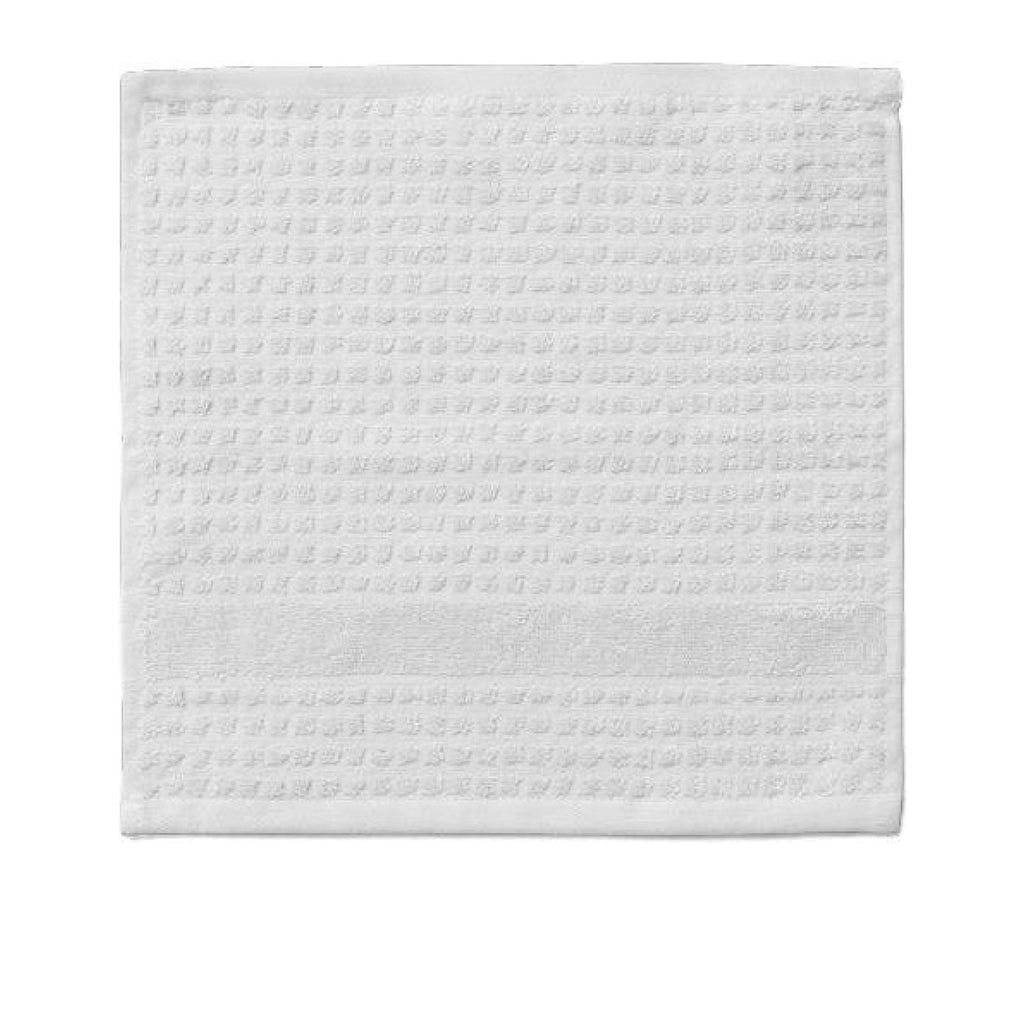 Juna Check Washcloth Light Grey, 30x30 Cm