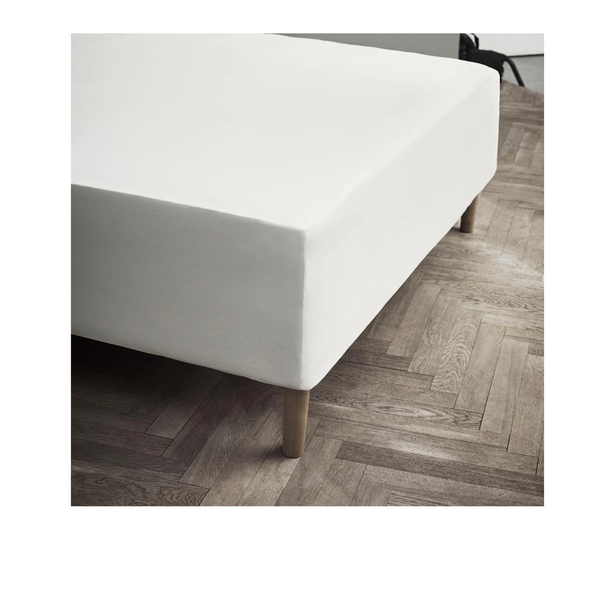 Juna Jersey Stretch Sheet Offwhite, 120x45x200 Cm