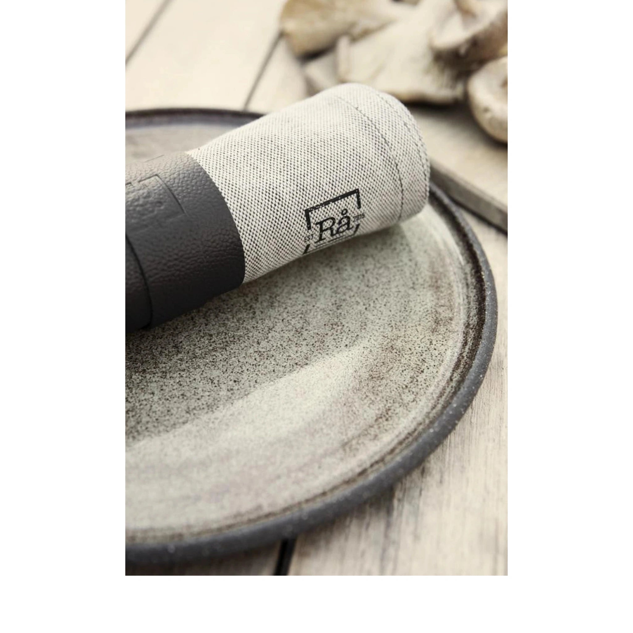 Juna Rå Napking Rings Black, 2 Pcs.