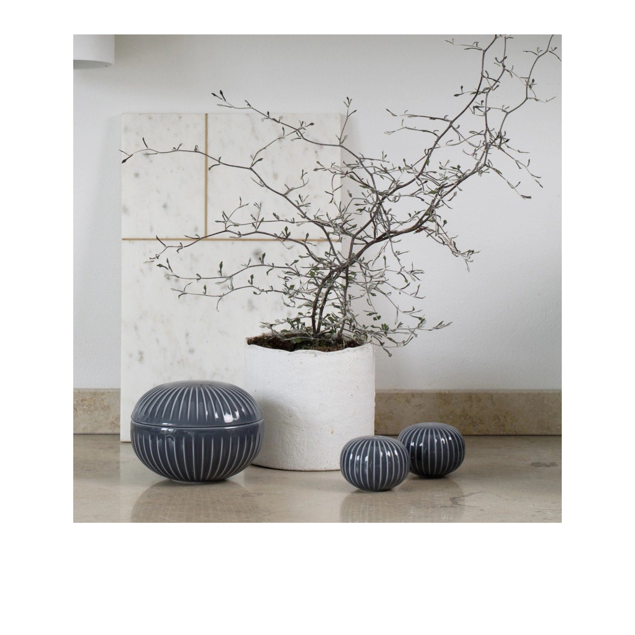 Kähler Hammershøi Bonbonniere, Anthracite Gray