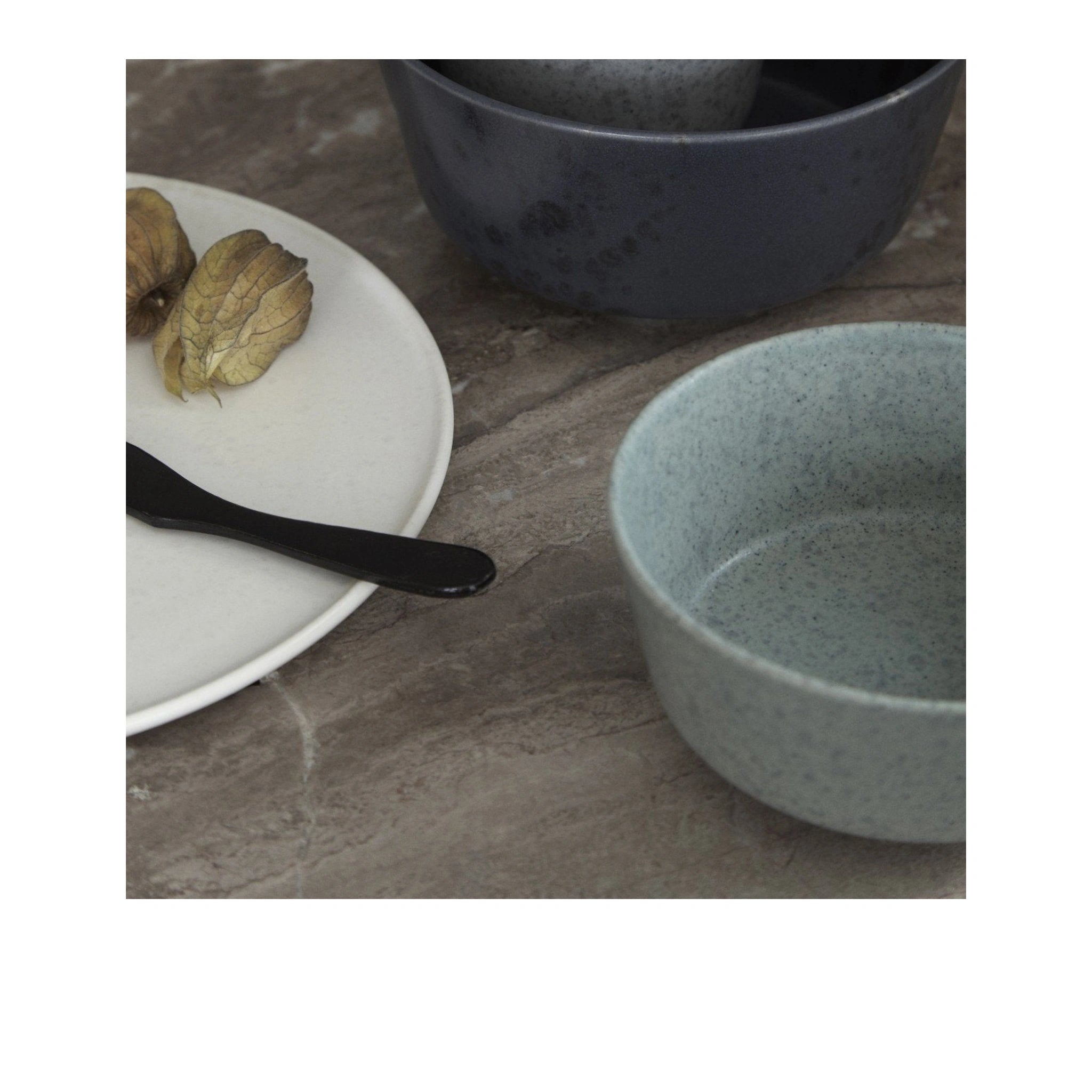 Kähler Ombria Bowl Granite Green, Small