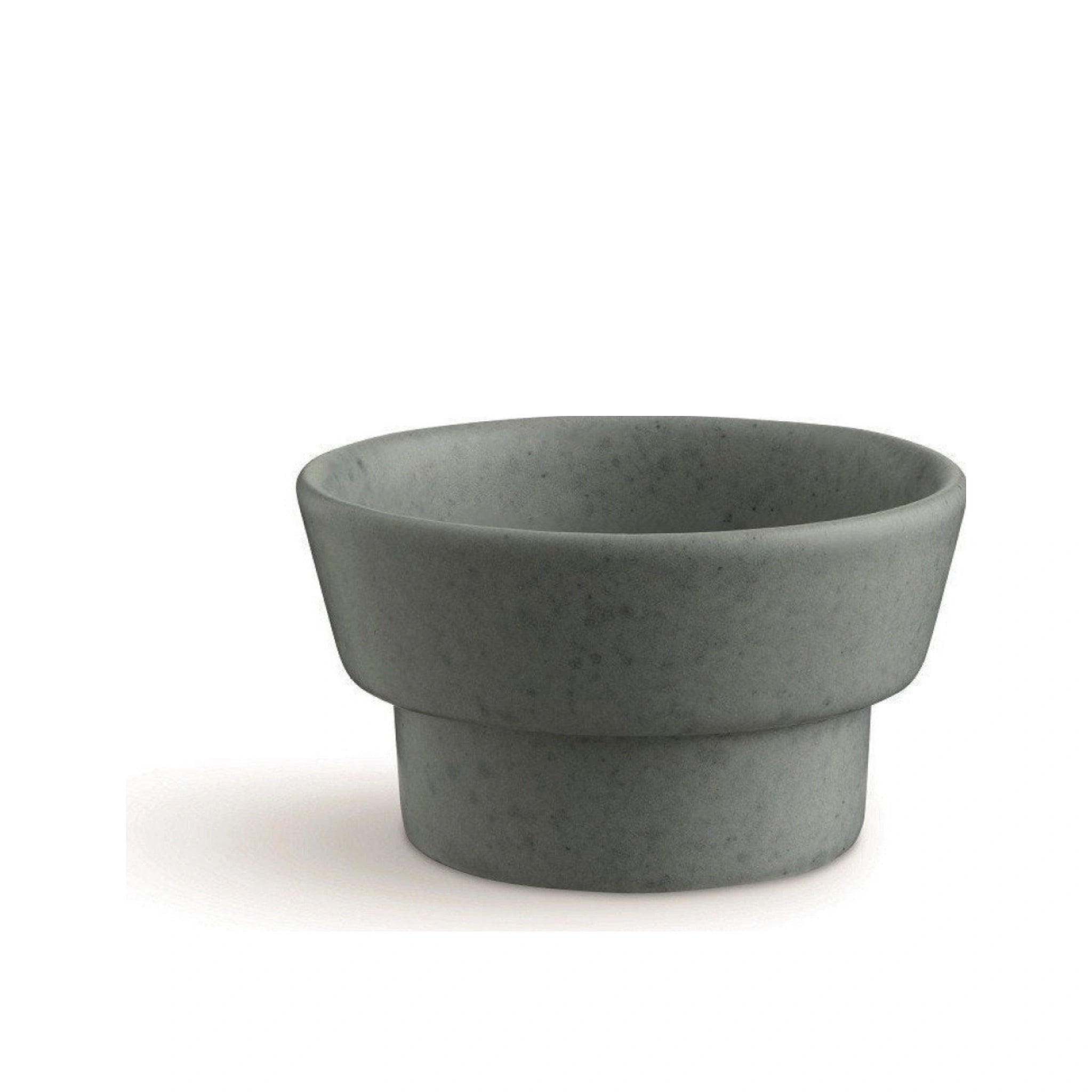 Kähler Ombria Block Candle Holder, Granite Green