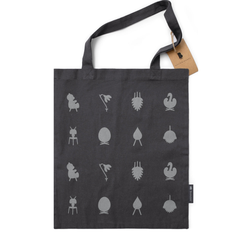 Brainchild Design Icons Carrying Bag, Dark Grey