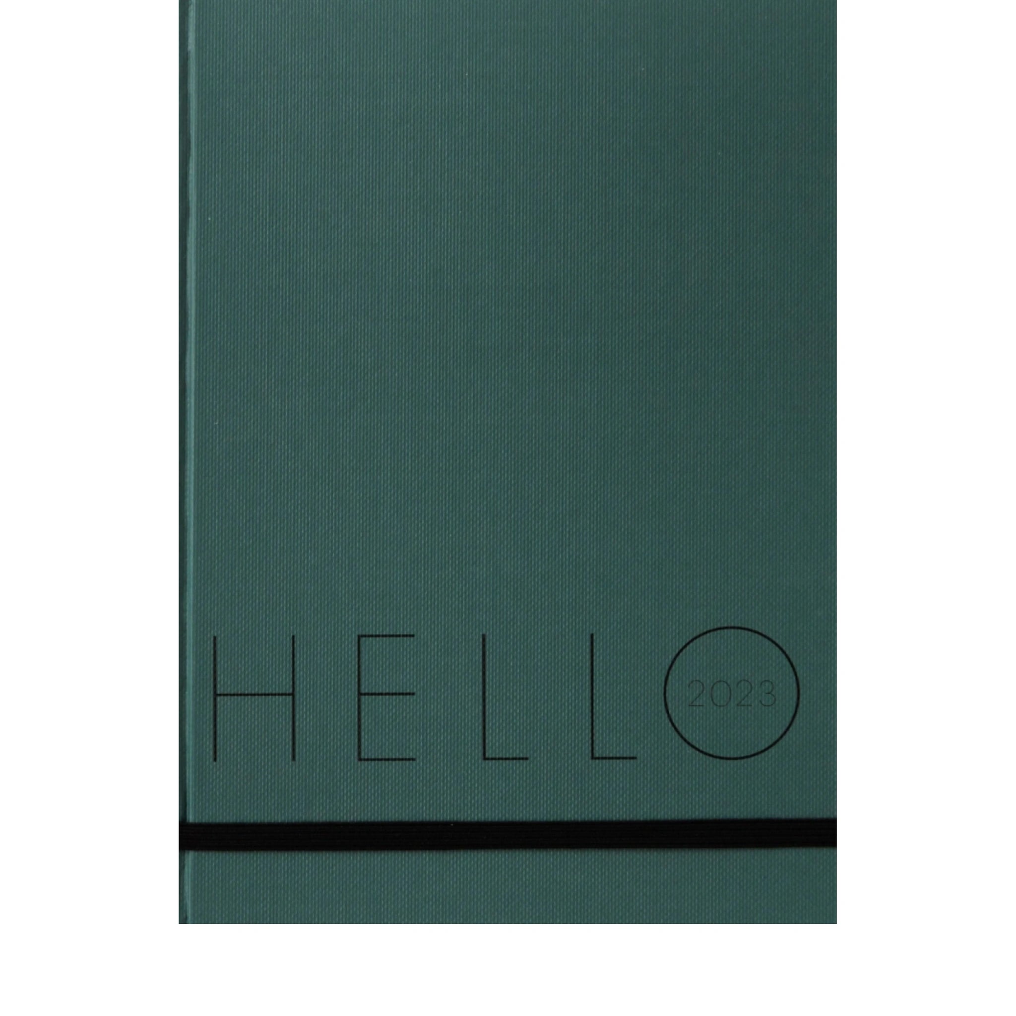 Design Letters Calendar 2023, Myrtle Green