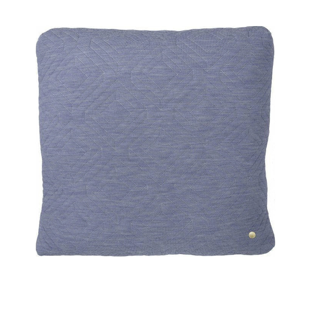 Ferm Living Quilt Cushion Light Blue, 45x45cm